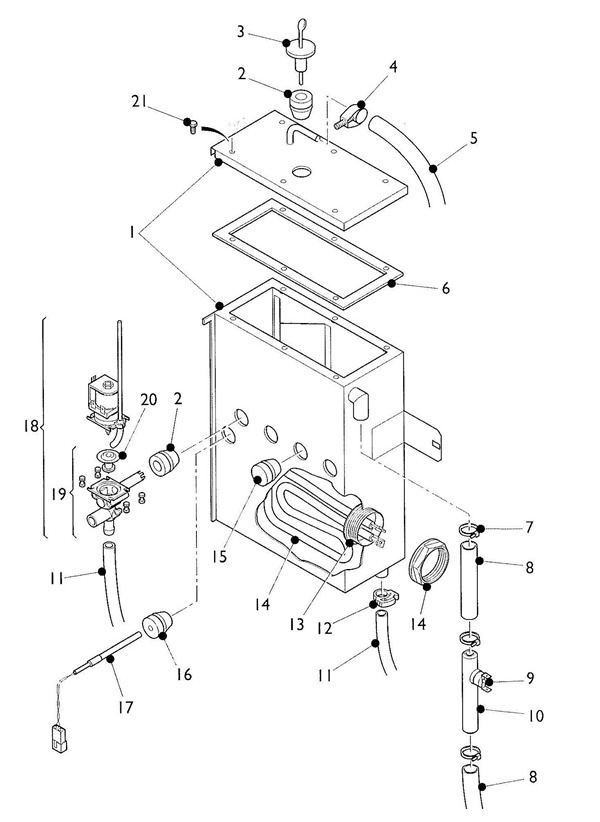 Boiler Assembly - Vision 100